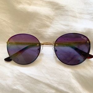 Quay Circle Rainbow Sunglasses